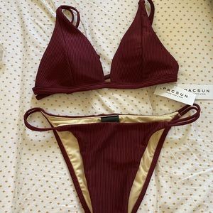 Burgundy Two Piece - NEW